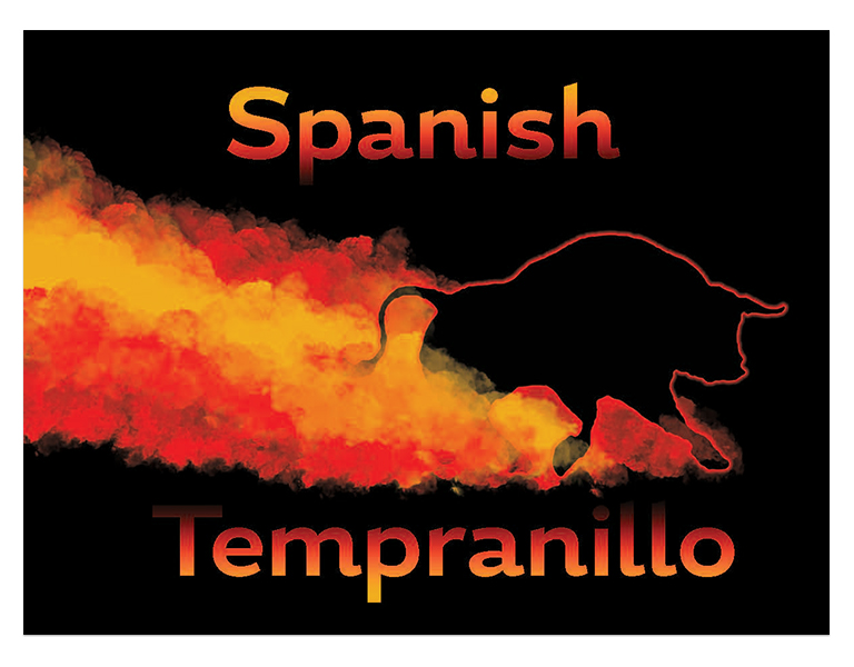 Spanish Tempranillo Self Adhesive Wine Labels - 30 Pack