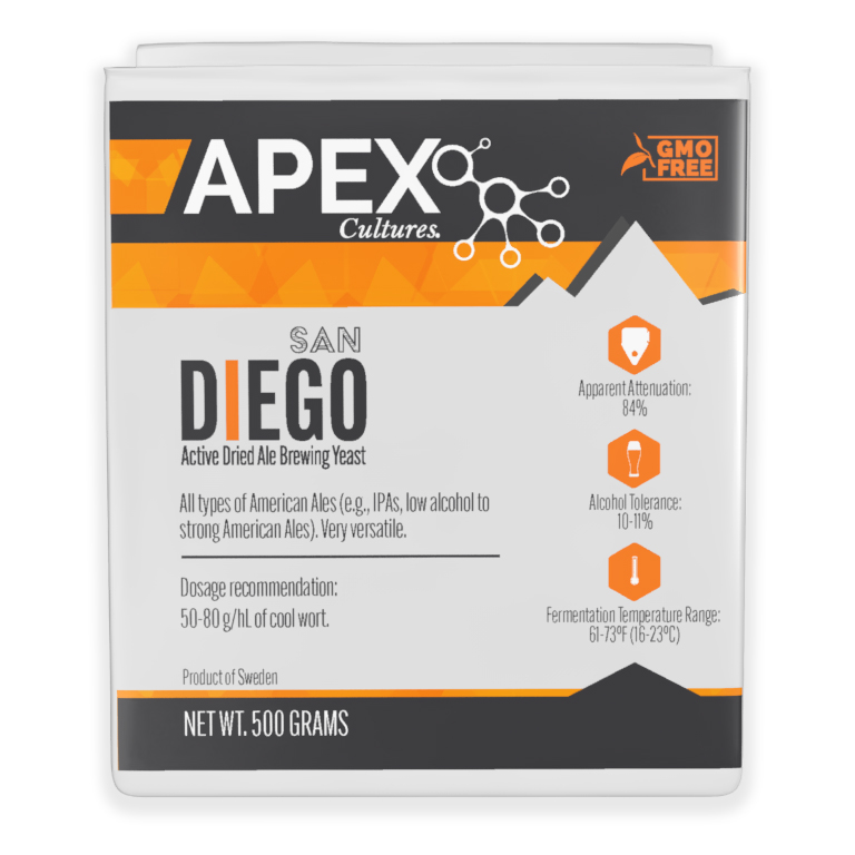 San Diego Ale - APEX Cultures Dry Yeast - 500 g