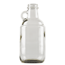 Clear Farmhouse Growler 750mL – Rustic Glass Bottle for Beverages & Storage