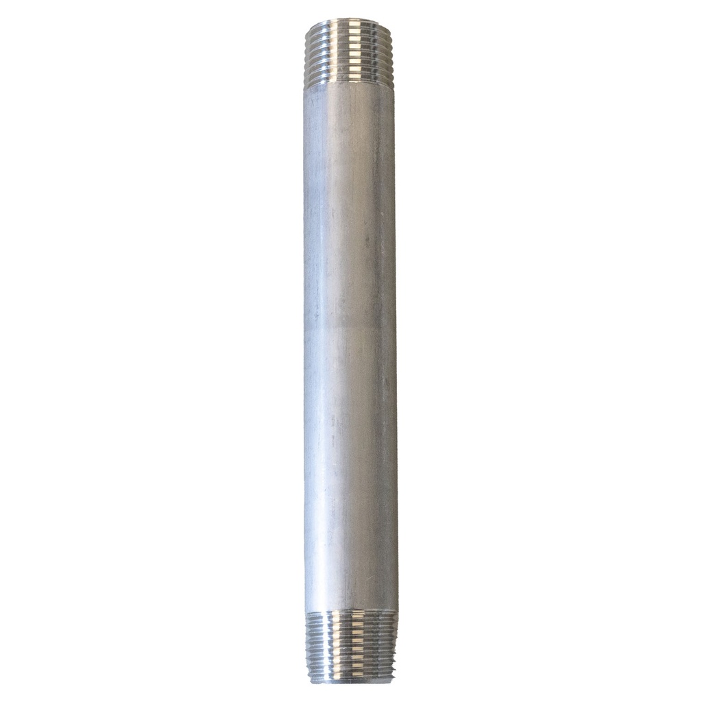 1/2 in. X 6 in.Threaded NPT Stainless Steel Nipple
