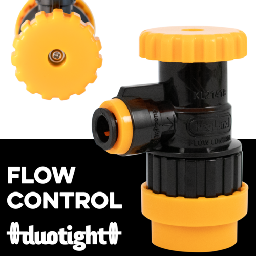 Duotight Flow Control Ball‑Lock Quick Disconnect – 8 mm Duotight - Adjustable Flow Rate