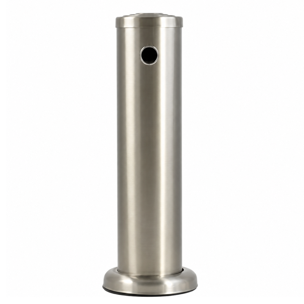 Single Tap Brushed Stainless Steel Draft Beer Tower with Hole