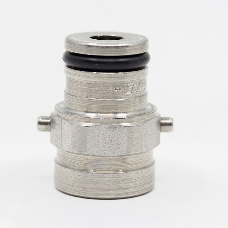 Gas Pin Lock Keg Tank Plug - No Poppet | Great Fermentations