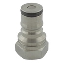Liquid Ball Lock Tank Plug for Firestone Kegs w/Plastic Insert (Challenger & John Wood 85 Model)