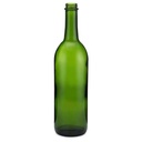 Green - Bordeaux Style Screw Top Wine Bottles- 750ml - 12 per Case