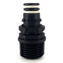 Quick Connect 1/2 in. NPT X Male (black) - Kent Systems