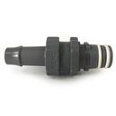Quick Connect 3/8 in. Barb X Male shut-off (gray) - Kent Systems