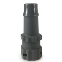 Quick Connect 1/2 in. Barb X Female shut-off (gray) - Kent Systems