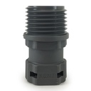 Quick Connect 1/2 in. NPT X Female shut-off (gray) - Kent Systems