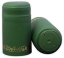 Green with Gold Grapes Shrink Caps for Wine Bottles - 500 Count