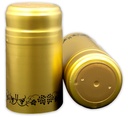 Gold with Black Grapes Shrink Caps for Wine Bottles - 500 Count