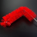 Carboy Brush, Soft RED Bristles, Good for PET Carboys