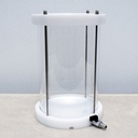 Replacement Pyrex Overflow Vessel for the Enolmaster 4-Head Bottle Filler - NO LID
