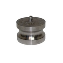 Male Camlock Plug, 1/2 in. 304 SS