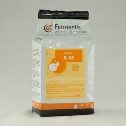 Fermentis SafAle S-33 Belgian Ale Yeast - (500 g) | Great Fermentations