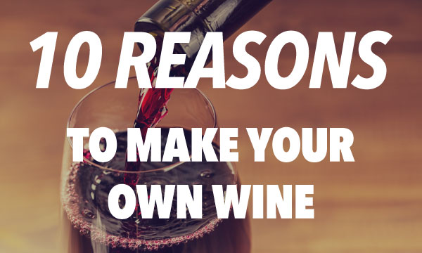 10 Reasons to Make Your Own Wine