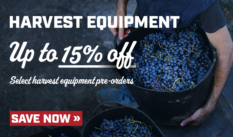 Grape Harvest Equipment Pre-Order Sale