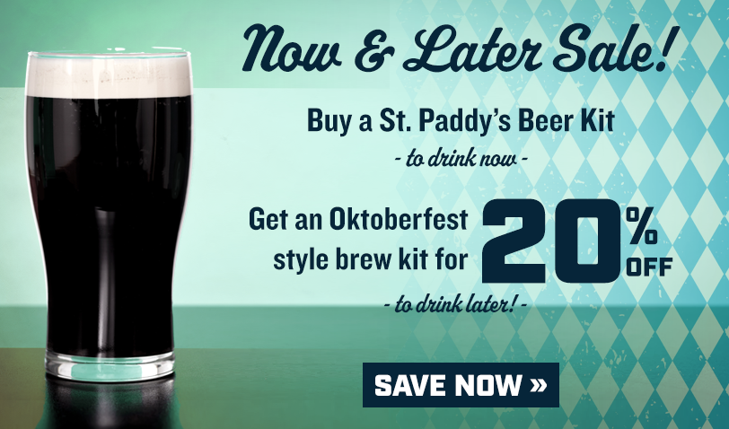 Now & Later St Paddy's Day Beer Kit Sale